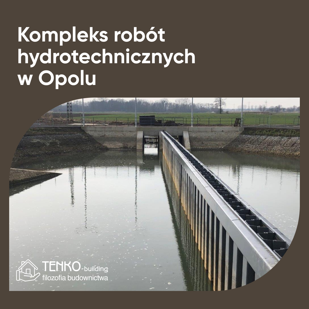 Kompleks robót hydrotechnicznych na wyposażeniu przepompowni wody w Opolu