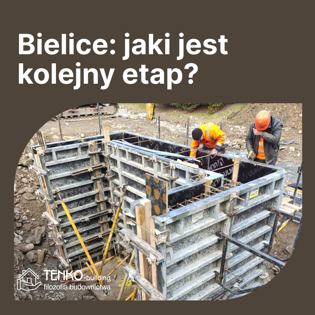 Bielice: po demontażu szalunku